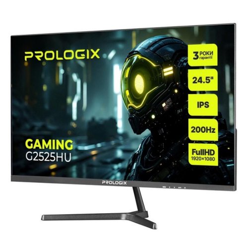Монітор Prologix 24.5" Gaming G2525HU Black купити в Україні: Київ, Львів, Хмельницький, Тернопіль, Івано-Франківськ | Низька ціна, відгуки, характеристики від TELEMART фото