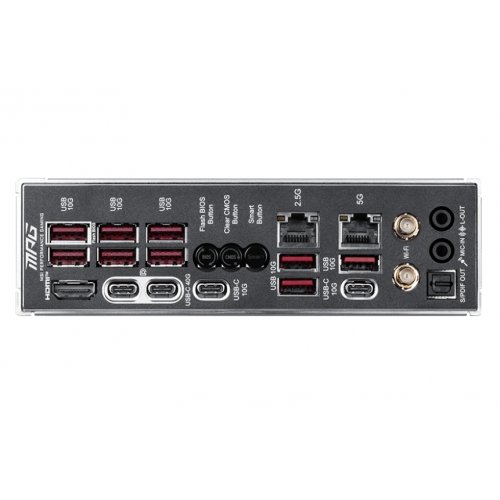 Материнская плата MSI MPG X870E CARBON MAX WIFI (sAM5, AMD X870E) купить в Украине: Киев, Днепр, Харьков, Одесса  | Проверка совместимости, низкая цена, отзывы, характеристики от TELEMART фото