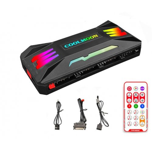 Уценка контроллер Coolmoon PWM ARGB music controller (CM-PA2-B) (Вскрытая упаковка, 854184) купить в Украине: Киев, Днепр, Харьков, Одесса  | Низкая цена, отзывы, характеристики от TELEMART фото