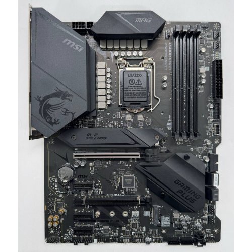 Материнська плата MSI MPG Z490 GAMING PLUS (s1200, Intel Z490) (Відновлено продавцем, 854233) купити в Україні: Київ, Львів, Хмельницький, Тернопіль, Івано-Франківськ | Перевірка сумісності, низька ціна, відгуки, характеристики від TELEMART фото