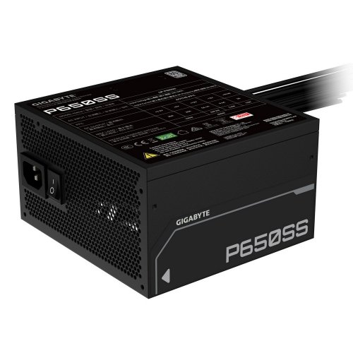 Уцінка блок живлення Gigabyte P650SS 650W (GP-P650SS) Black (Розкрита упаковка, 854235) купити в Україні: Київ, Львів, Хмельницький, Тернопіль, Івано-Франківськ | Перевірка сумісності, низька ціна, відгуки, характеристики від TELEMART фото