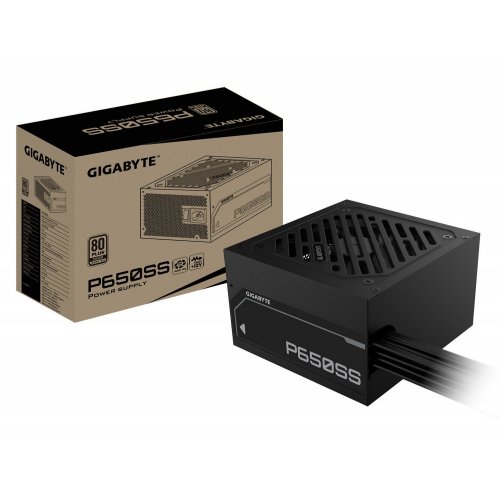 Уцінка блок живлення Gigabyte P650SS 650W (GP-P650SS) Black (Розкрита упаковка, 854235) купити в Україні: Київ, Львів, Хмельницький, Тернопіль, Івано-Франківськ | Перевірка сумісності, низька ціна, відгуки, характеристики від TELEMART фото