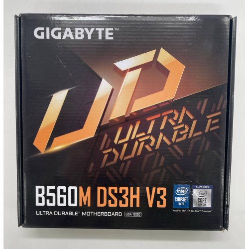 Материнська плата Gigabyte B560M DS3H V3 (s1200, Intel H470) (Відновлено продавцем, 854257) купити в Україні: Київ, Львів, Хмельницький, Тернопіль, Івано-Франківськ | Перевірка сумісності, низька ціна, відгуки, характеристики від TELEMART фото