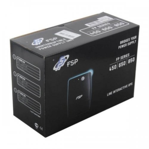ДБЖ FSP FP 850VA (PPF4801102) купити в Україні: Київ, Львів, Хмельницький, Тернопіль, Івано-Франківськ | Низька ціна, відгуки, характеристики від TELEMART фото