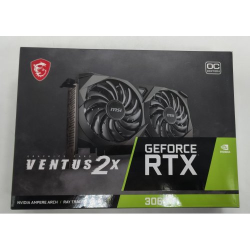 Відеокарта MSI GeForce RTX 3060 Ti VENTUS 2X OC 8192MB (RTX 3060 Ti VENTUS 2X 8G OCV1) LHR (Відновлено продавцем, 854287) купити в Україні: Київ, Львів, Хмельницький, Тернопіль, Івано-Франківськ | Перевірка сумісності, низька ціна, відгуки, характеристики від TELEMART фото