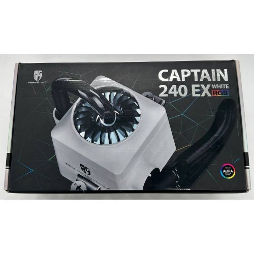Сжо Deepcool CAPTAIN 240EX RGB WHITE (Відновлено продавцем, 854294) купити в Україні: Київ, Львів, Хмельницький, Тернопіль, Івано-Франківськ | Перевірка сумісності, низька ціна, відгуки, характеристики від TELEMART фото