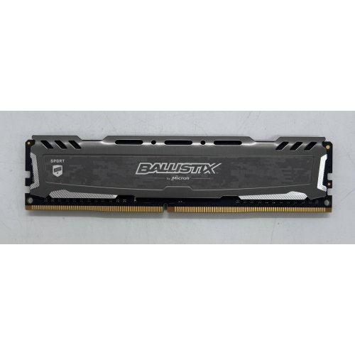 Озп Crucial DDR4 8GB 2666Mhz Ballistix Sport LT (BLS8G4D26BFSBK) Grey (Відновлено продавцем, 854332) купити в Україні: Київ, Львів, Хмельницький, Тернопіль, Івано-Франківськ | Перевірка сумісності, низька ціна, відгуки, характеристики від TELEMART фото