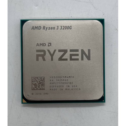 Процесор AMD Ryzen 3 3200G 3.6(4)GHz 4MB sAM4 Tray (YD3200C5M4MFH) (Відновлено продавцем, 854334) купити в Україні: Київ, Львів, Хмельницький, Тернопіль, Івано-Франківськ | Перевірка сумісності, низька ціна, відгуки, характеристики від TELEMART фото