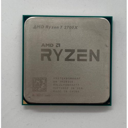 Процесор AMD Ryzen 7 2700X 3.7(4.3)GHz 16MB sAM4 Tray (YD270XBGAFMPK) (Відновлено продавцем, 854348) купити в Україні: Київ, Львів, Хмельницький, Тернопіль, Івано-Франківськ | Перевірка сумісності, низька ціна, відгуки, характеристики від TELEMART фото