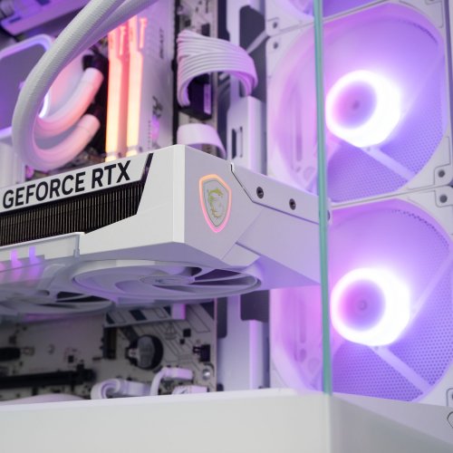 Комп'ютер Dragon Lucky Lumen Powered_by MSI (RTX 5070TI + R7 7800X3D) White купити в Україні: Київ, Львів, Хмельницький, Тернопіль, Івано-Франківськ | Низька ціна, відгуки, характеристики від TELEMART фото