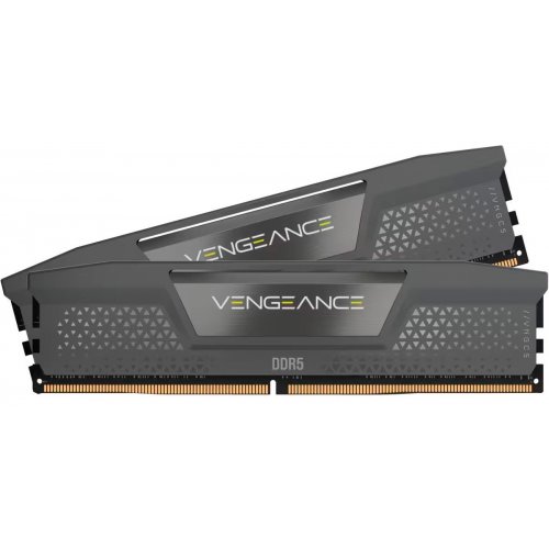 ОЗП Corsair DDR5 96GB (2x48GB) 6000Mhz Vengeance Grey (CMK96GX5M2B6000Z30) купити в Україні: Київ, Львів, Хмельницький, Тернопіль, Івано-Франківськ | Перевірка сумісності, низька ціна, відгуки, характеристики від TELEMART фото