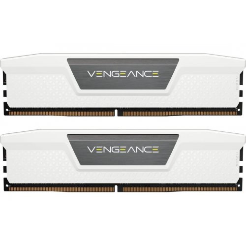 ОЗУ Corsair DDR5 32GB (2x16GB) 6400Mhz Vengeance White (CMK32GX5M2B6400Z36W) купить в Украине: Киев, Днепр, Харьков, Одесса  | Проверка совместимости, низкая цена, отзывы, характеристики от TELEMART фото