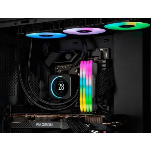 ОЗП Corsair DDR5 64GB (2x32GB) 6000Mhz Vengeance RGB Cool Grey (CMH64GX5M2B6000Z30) купити в Україні: Київ, Львів, Хмельницький, Тернопіль, Івано-Франківськ | Перевірка сумісності, низька ціна, відгуки, характеристики від TELEMART фото