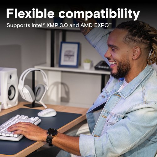 ОЗУ Crucial DDR5 32GB 5600Mhz (CT32G56C46U5T) OEM купить в Украине: Киев, Днепр, Харьков, Одесса  | Проверка совместимости, низкая цена, отзывы, характеристики от TELEMART фото