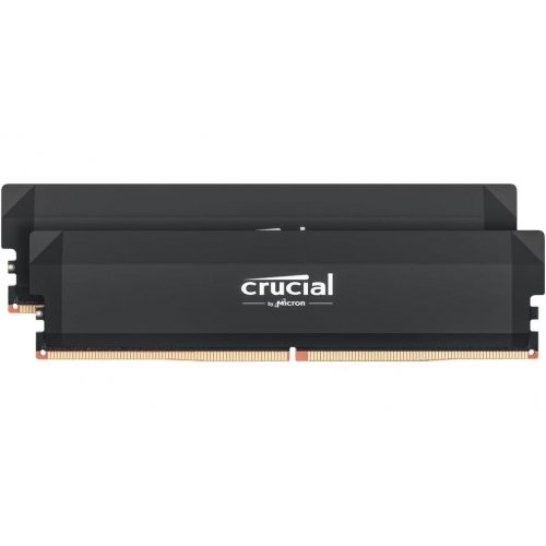 ОЗУ Crucial DDR5 64GB (2x32GB) 6000Mhz Pro OC Black (CP2K32G60C40U5B) купить в Украине: Киев, Днепр, Харьков, Одесса  | Проверка совместимости, низкая цена, отзывы, характеристики от TELEMART фото