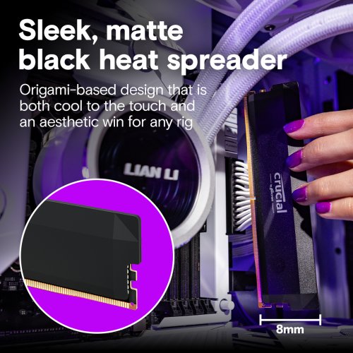 ОЗУ Crucial DDR5 64GB (2x32GB) 6000Mhz Pro OC Black (CP2K32G60C40U5B) купить в Украине: Киев, Днепр, Харьков, Одесса  | Проверка совместимости, низкая цена, отзывы, характеристики от TELEMART фото