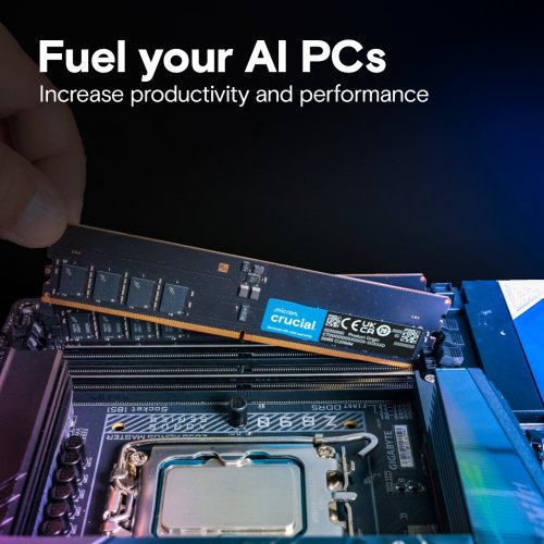 ОЗУ Crucial DDR5 64GB 6400Mhz (CT64G64C52CU5) купить в Украине: Киев, Днепр, Харьков, Одесса  | Проверка совместимости, низкая цена, отзывы, характеристики от TELEMART фото