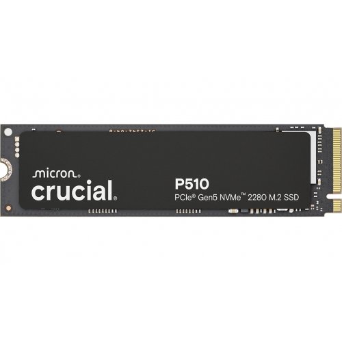 SSD-диск Crucial P510 3D NAND 1TB M.2 (2280 PCI-E) NVMe x4 (CT1000P510SSD8) купить в Украине: Киев, Днепр, Харьков, Одесса  | Проверка совместимости, низкая цена, отзывы, характеристики от TELEMART фото
