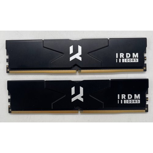 Озп GoodRAM DDR5 32GB (2x16GB) 6000Mhz IRDM Black (IR-6000D564L30S/32GDC) (Відновлено продавцем, 854527) купити в Україні: Київ, Львів, Хмельницький, Тернопіль, Івано-Франківськ | Перевірка сумісності, низька ціна, відгуки, характеристики від TELEMART фото