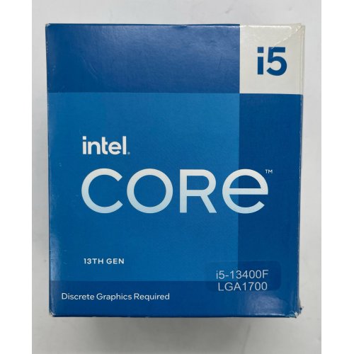 Процессор Intel Core i5-13400F 2.5(4.6)GHz 20MB s1700 Box (BX8071513400F) (Восстановлено продавцом, 854532) купить в Украине: Киев, Днепр, Харьков, Одесса  | Проверка совместимости, низкая цена, отзывы, характеристики от TELEMART фото