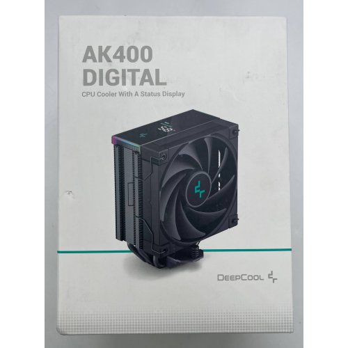 Кулер Deepcool AK400 DIGITAL (R-AK400-BKADMN-G) Black (Відновлено продавцем, 854545) купити в Україні: Київ, Львів, Хмельницький, Тернопіль, Івано-Франківськ | Перевірка сумісності, низька ціна, відгуки, характеристики від TELEMART фото