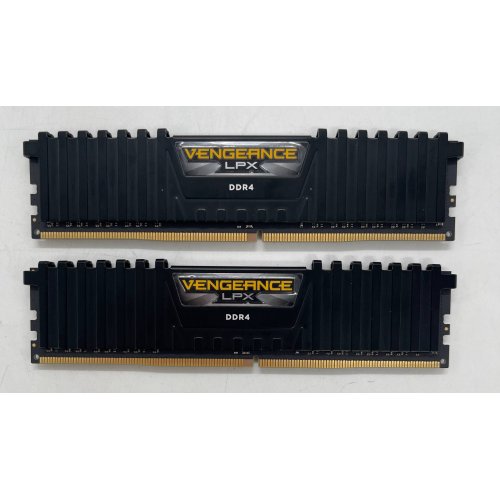 Озп Corsair DDR4 16GB (2x8GB) 3600Mhz Vengeance LPX (CMK16GX4M2D3600C18) (Відновлено продавцем, 854552) купити в Україні: Київ, Львів, Хмельницький, Тернопіль, Івано-Франківськ | Перевірка сумісності, низька ціна, відгуки, характеристики від TELEMART фото