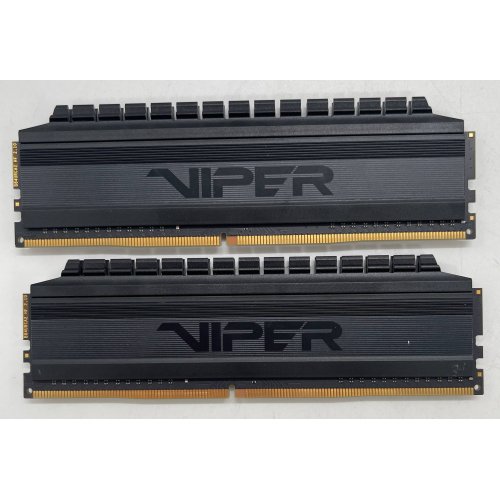 Озп Patriot DDR4 16GB (2x8GB) 3600Mhz Viper 4 Blackout (PVB416G360C7K) (Відновлено продавцем, 854568) купити в Україні: Київ, Львів, Хмельницький, Тернопіль, Івано-Франківськ | Перевірка сумісності, низька ціна, відгуки, характеристики від TELEMART фото