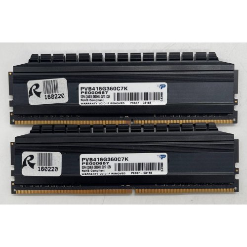 Озп Patriot DDR4 16GB (2x8GB) 3600Mhz Viper 4 Blackout (PVB416G360C7K) (Відновлено продавцем, 854568) купити в Україні: Київ, Львів, Хмельницький, Тернопіль, Івано-Франківськ | Перевірка сумісності, низька ціна, відгуки, характеристики від TELEMART фото