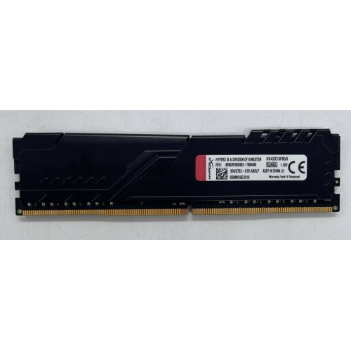 Озу HyperX DDR4 8GB 3200Mhz Fury Black (HX432C16FB3/8) (Восстановлено продавцом, 854578) купить в Украине: Киев, Днепр, Харьков, Одесса  | Проверка совместимости, низкая цена, отзывы, характеристики от TELEMART фото