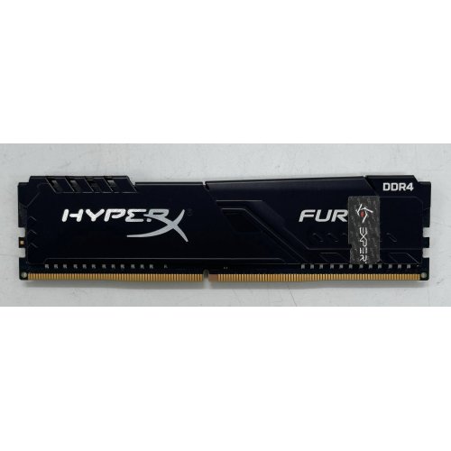Озу HyperX DDR4 8GB 3200Mhz Fury Black (HX432C16FB3/8) (Восстановлено продавцом, 854579) купить в Украине: Киев, Днепр, Харьков, Одесса  | Проверка совместимости, низкая цена, отзывы, характеристики от TELEMART фото