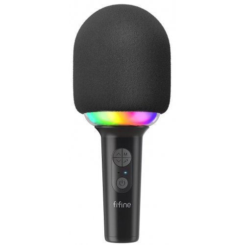 Уценка микрофон для караоке Fifine E2 RGB (E2B RGB) Black (Вскрытая упаковка, 854592) купить в Украине: Киев, Днепр, Харьков, Одесса  | Низкая цена, отзывы, характеристики от TELEMART фото