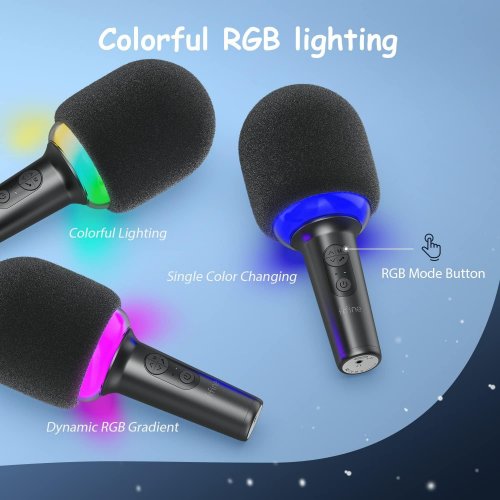 Уценка микрофон для караоке Fifine E2 RGB (E2B RGB) Black (Вскрытая упаковка, 854592) купить в Украине: Киев, Днепр, Харьков, Одесса  | Низкая цена, отзывы, характеристики от TELEMART фото