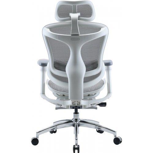 Крісло офісне з підставкою для ніг Sihoo DORO C300L Mesh with Footrest (DORO-C300L-A3-102-JT) White купити в Україні: Київ, Львів, Хмельницький, Тернопіль, Івано-Франківськ | Низька ціна, відгуки, характеристики від TELEMART фото