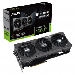 Видеокарта Asus TUF GeForce RTX 4060 Ti Gaming OC 8192MB (TUF-RTX4060TI-O8G-GAMING) (Восстановлено продавцом, 854632)