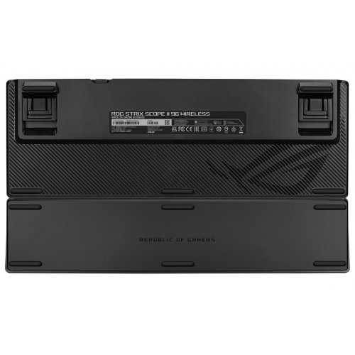 Клавіатура Asus ROG Strix Scope II 96 ROG NX Snow Wireless (90MP037A-BKMA00) Black купити в Україні: Київ, Львів, Хмельницький, Тернопіль, Івано-Франківськ | Низька ціна, відгуки, характеристики від TELEMART фото
