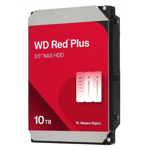 Жесткий диск Western Digital Red Plus NAS 10TB 512MB 7200RPM 3.5" (WD100EFGX) купить в Украине: Киев, Днепр, Харьков, Одесса  | Проверка совместимости, низкая цена, отзывы, характеристики от TELEMART фото