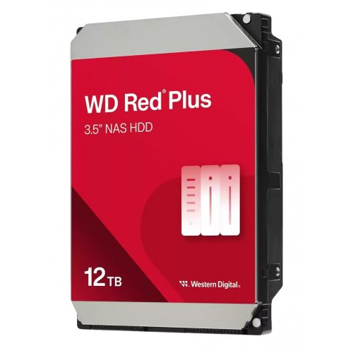 Жесткий диск Western Digital Red Plus NAS 12TB 512MB 7200RPM 3.5" (WD120EFGX) купить в Украине: Киев, Днепр, Харьков, Одесса  | Проверка совместимости, низкая цена, отзывы, характеристики от TELEMART фото