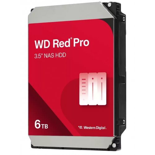 Жесткий диск Western Digital Red Pro NAS 6TB 256MB 7200RPM 3.5" (WD6005FFBX) купить в Украине: Киев, Днепр, Харьков, Одесса  | Проверка совместимости, низкая цена, отзывы, характеристики от TELEMART фото