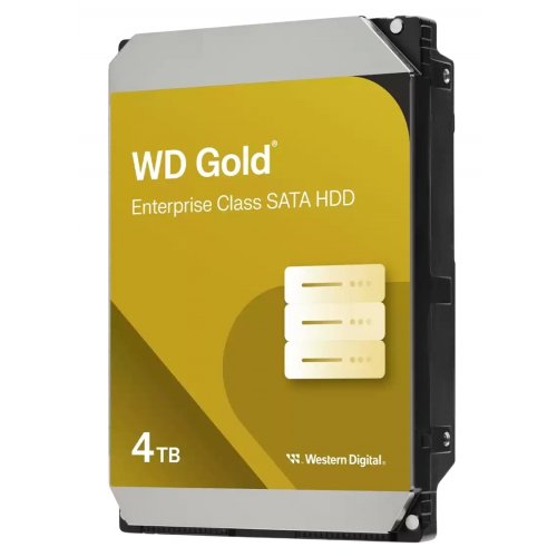 Жесткий диск Western Digital Gold 4TB 256MB 7200RPM 3.5" (WD4004FRYZ) купить в Украине: Киев, Днепр, Харьков, Одесса  | Проверка совместимости, низкая цена, отзывы, характеристики от TELEMART фото