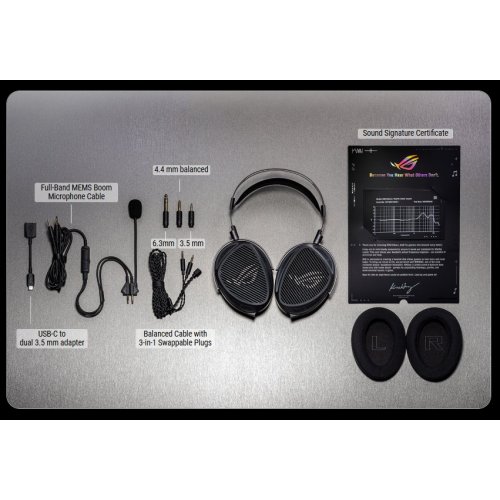 Навушники Asus ROG Kithara (90YH0470-BHUA00) Black купити в Україні: Київ, Львів, Хмельницький, Тернопіль, Івано-Франківськ | Низька ціна, відгуки, характеристики від TELEMART фото