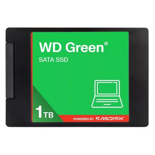 SSD-диск Western Digital Green 1TB 2.5" (WDS100T5G0A-00CPT0) купить в Украине: Киев, Днепр, Харьков, Одесса  | Проверка совместимости, низкая цена, отзывы, характеристики от TELEMART фото