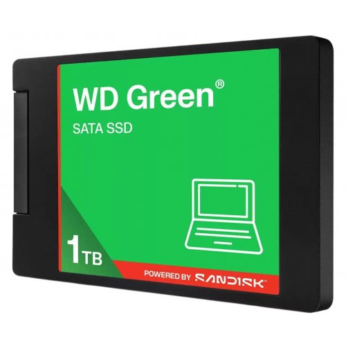 SSD-диск Western Digital Green 1TB 2.5" (WDS100T5G0A-00CPT0) купить в Украине: Киев, Днепр, Харьков, Одесса  | Проверка совместимости, низкая цена, отзывы, характеристики от TELEMART фото