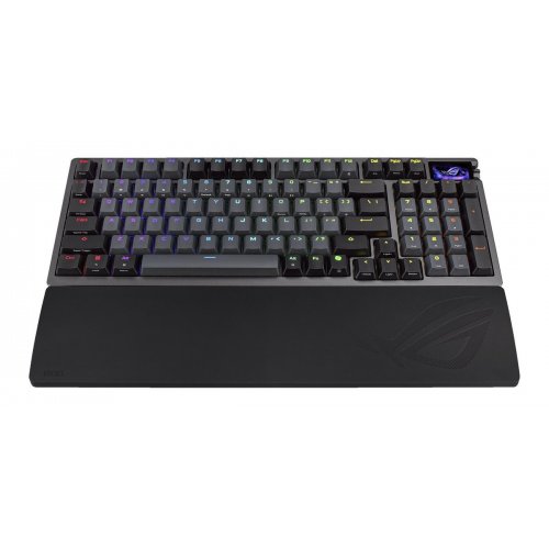 Клавіатура Asus ROG Azoth 96 HE Magnetic Switches Wireless (90MP040H-BKUA20) Black купити в Україні: Київ, Львів, Хмельницький, Тернопіль, Івано-Франківськ | Низька ціна, відгуки, характеристики від TELEMART фото