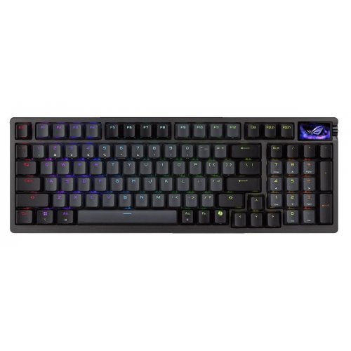 Клавіатура Asus ROG Azoth 96 HE Magnetic Switches Wireless (90MP040H-BKUA20) Black купити в Україні: Київ, Львів, Хмельницький, Тернопіль, Івано-Франківськ | Низька ціна, відгуки, характеристики від TELEMART фото