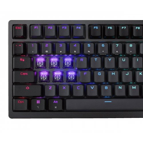 Клавіатура Asus ROG Azoth 96 HE Magnetic Switches Wireless (90MP040H-BKUA20) Black купити в Україні: Київ, Львів, Хмельницький, Тернопіль, Івано-Франківськ | Низька ціна, відгуки, характеристики від TELEMART фото