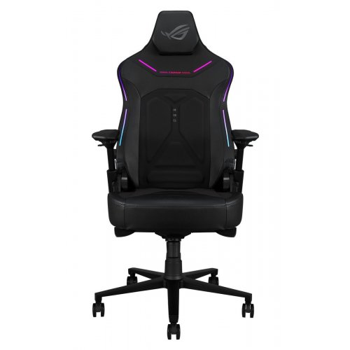 Игровое кресло Asus ROG Courser (90GC01S0-MSG010) Black купить в Украине: Киев, Днепр, Харьков, Одесса  | Низкая цена, отзывы, характеристики от TELEMART фото