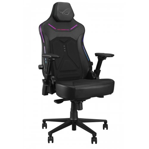 Игровое кресло Asus ROG Courser (90GC01S0-MSG010) Black купить в Украине: Киев, Днепр, Харьков, Одесса  | Низкая цена, отзывы, характеристики от TELEMART фото