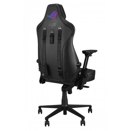Игровое кресло Asus ROG Courser (90GC01S0-MSG010) Black купить в Украине: Киев, Днепр, Харьков, Одесса  | Низкая цена, отзывы, характеристики от TELEMART фото