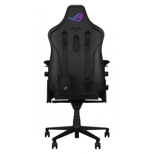 Игровое кресло Asus ROG Courser (90GC01S0-MSG010) Black купить в Украине: Киев, Днепр, Харьков, Одесса  | Низкая цена, отзывы, характеристики от TELEMART фото