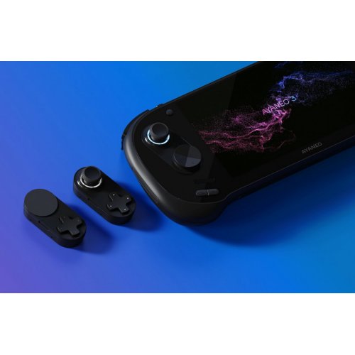 Портативна ігрова консоль AYANEO 3 R9 AI HX370/32GB/1TB/OLED Starry Black купити в Україні: Київ, Львів, Хмельницький, Тернопіль, Івано-Франківськ | Низька ціна, відгуки, характеристики від TELEMART фото